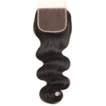 4*4inch Swiss Lace Closure Body Wave 100% Human Hair