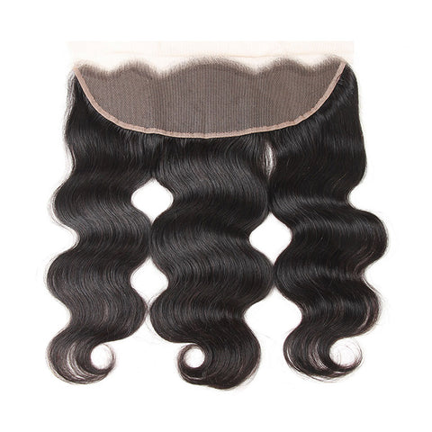 13*4inch Swiss Lace Frontal Body Wave 100% Human Hair