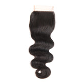 4*4inch Swiss Lace Closure Body Wave 100% Human Hair