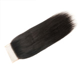 4*4inch Swiss Lace Closure Straight 100% Human Hair