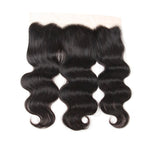 13*4inch Swiss Lace Frontal Body Wave 100% Human Hair