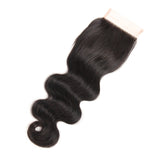 4*4inch Swiss Lace Closure Body Wave 100% Human Hair