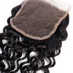 4*4inch Swiss Lace Closure Water Wave 100% Human Hair