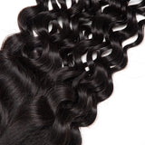 4*4inch Swiss Lace Closure Water Wave 100% Human Hair