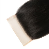 4*4inch Swiss Lace Closure Straight 100% Human Hair