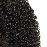 Lace Front wig Jerry Curly Texture 100% Human Hair Half Lace Wig